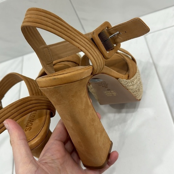 Schutz Blisse Platform Nubuck Sandal - Size 8.5 - Picture 7 of 16